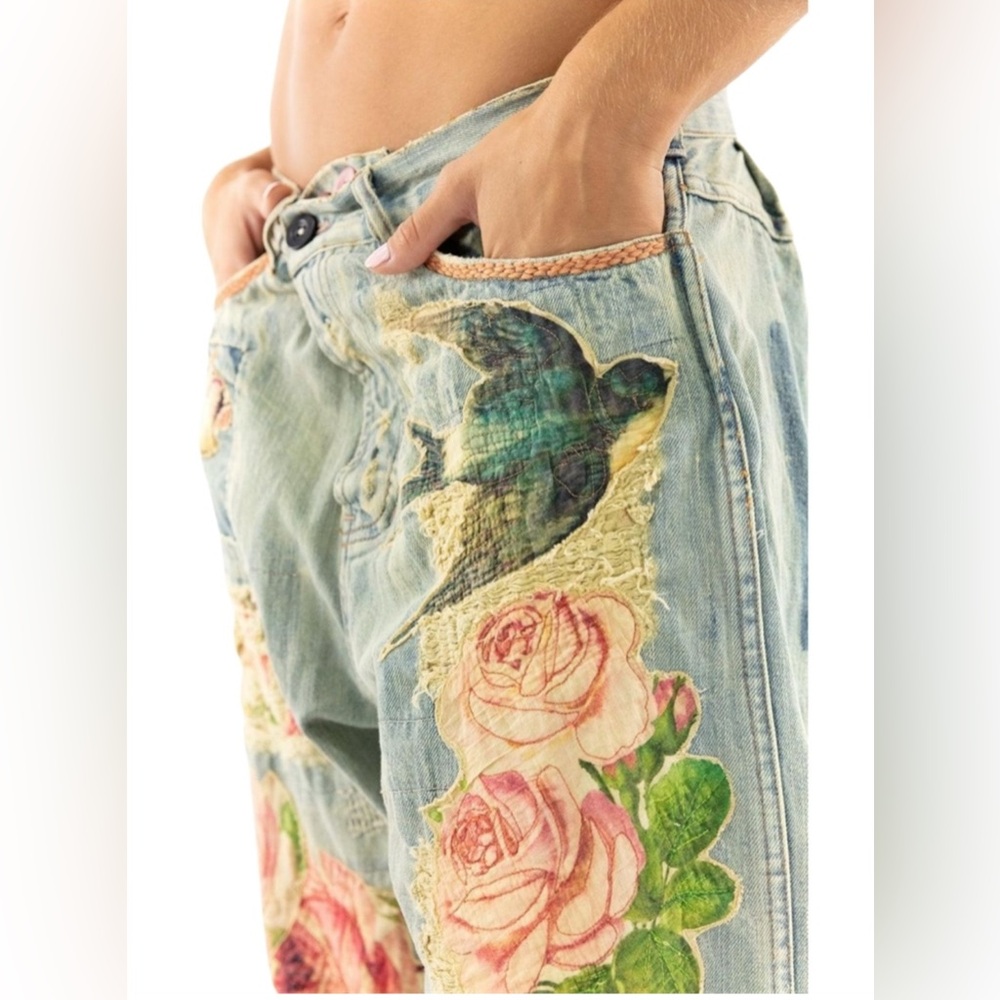 Magnolia Pearl Bird Applique Miner Denims
☀️SOLD OUT☀️ - Picture 2 of 11